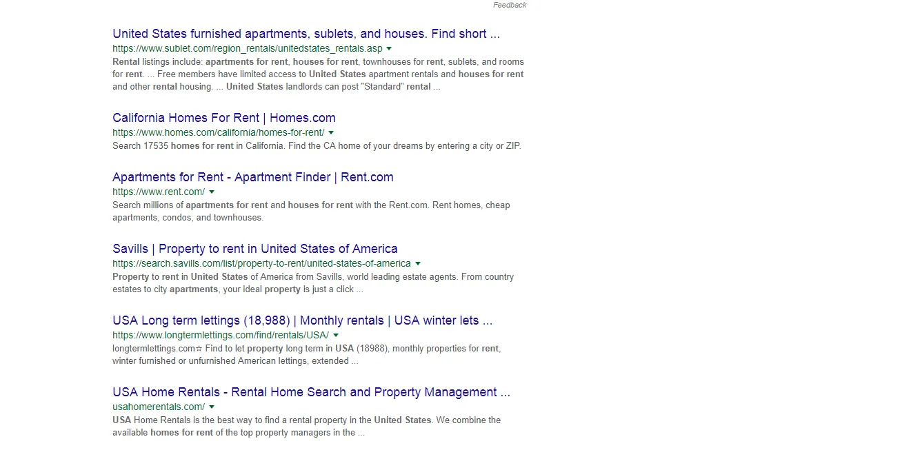 Google search results for house for sale showing various listings