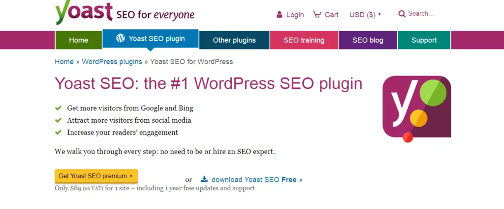 Yoast SEO plugin interface for editing meta descriptions