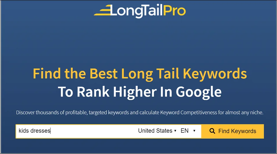 Keyword Research With&nbsp;Long Tail Pro