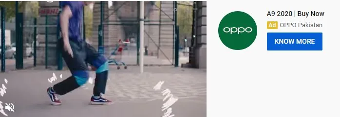 YouTube paid advertising banner example for business promotion