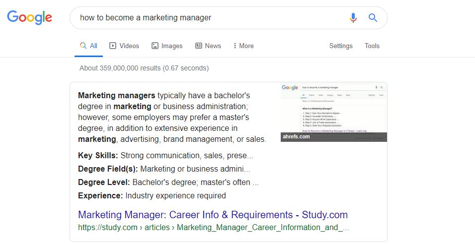How to become a marketing manager